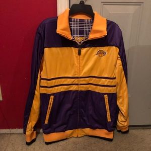 Reversible Retro Lakers Jacket